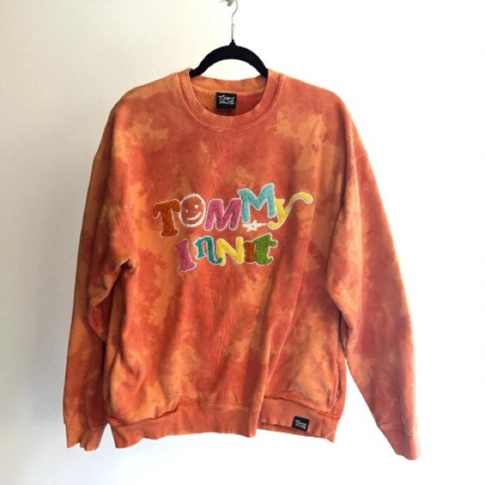Tommy Innit Coral tie-dye Sweatshirt